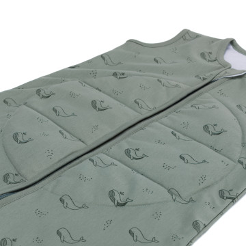Fillikid Dětský overal na spaní whale green vel. 92
