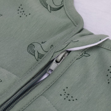 Fillikid Dětský overal na spaní whale green vel. 92