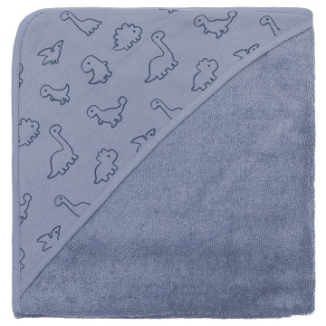 Fillikid Osuška s kapucí dino blue 75x75 cm
