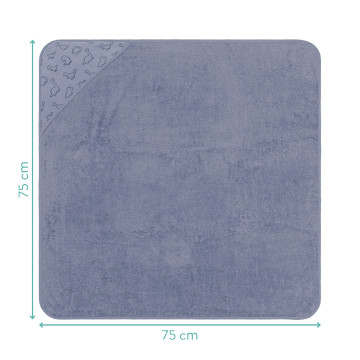 Fillikid Osuška s kapucí dino blue 75x75 cm