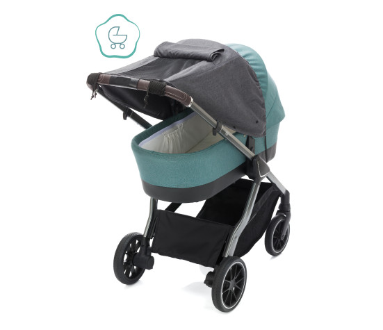 Fillikid Sluneční clona na kočárek Deluxe grey melange