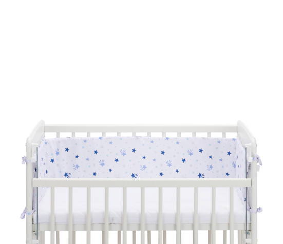 Fillikid Ložní souprava Luxe stars white/blue + matrace