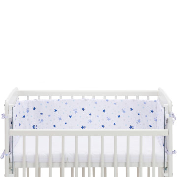Fillikid Ložní souprava Luxe stars white/blue + matrace