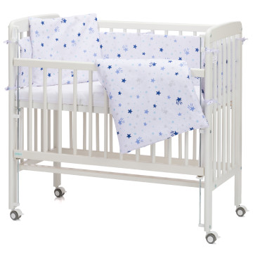 Fillikid Ložní souprava Luxe stars white/blue + matrace