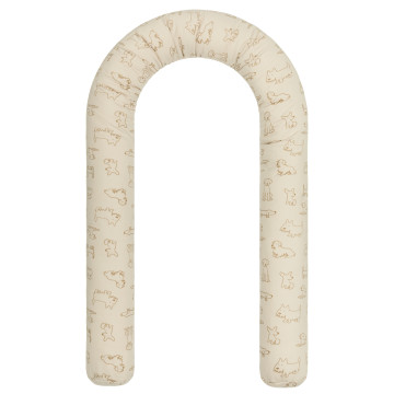 Fillikid Mantinel válec do postýlky Jersey dog beige 190 cm