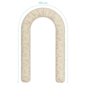 Fillikid Mantinel válec do postýlky Jersey dog beige 190 cm