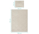 Fillikid Ložní povlečení 2-dílný set Jersey dog beige 100 x 135 cm