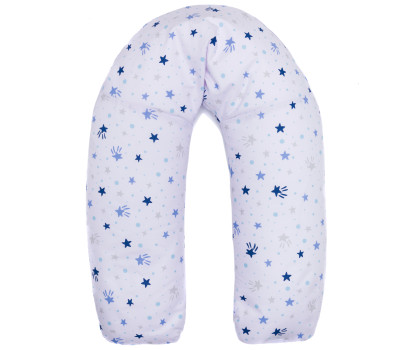 Fillikid Kojící polštář stars white/blue 190 cm