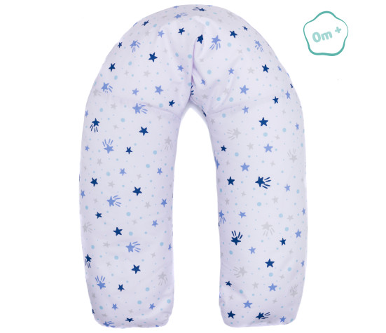 Fillikid Kojící polštář stars white/blue 190 cm