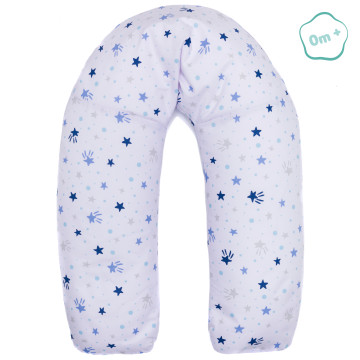 Fillikid Kojící polštář stars white/blue 190 cm