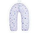 Fillikid Kojící polštář stars white/blue 190 cm Fillikid Kojící polštář stars white/blue 190 cm