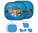 Sluneční clona do auta Paw Patrol – ochrana proti UV - modrá