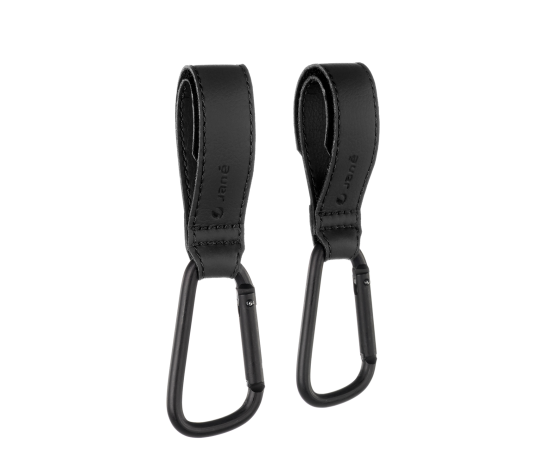 Úchyty na kočárek 2 ks Black
