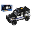 Auto záchranáři policie terénní plast 23x14cm na setrvačník na baterie se světlem se zvukem v krabic