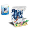 Stavebnice mini KOCO Surfovací vlna plast 1471ks v krabičce 15x20x8cm