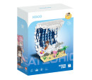 Stavebnice mini KOCO Surfovací vlna plast 1471ks v krabičce 15x20x8cm