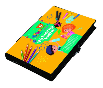 Sada na malování - Art box kreativní sada created v plastovém kufříku 28x21x4cm