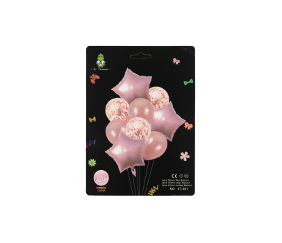 Sada balonek/balonky nafukovací párty 9ks 3 barvy v sáčku 13x18cm