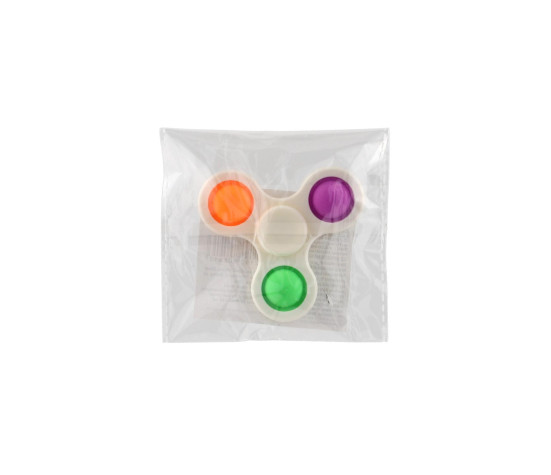 Spinner bubble pops plast 7cm 3 barvy v sáčku