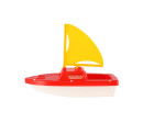 Loď/Plachetnice do vody plast 2 barvy 12x21cm