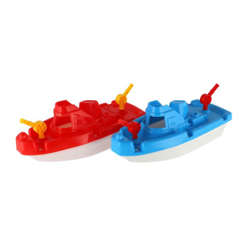Loď rybářská do vody plast 2 barvy 12x28cm