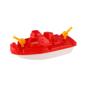 Loď rybářská do vody plast 2 barvy 12x28cm