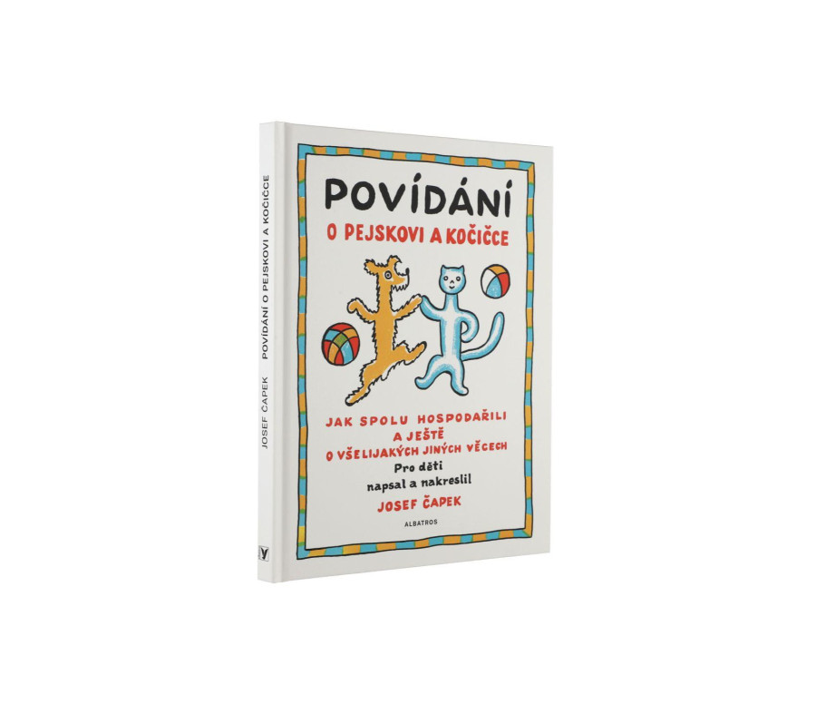 Knížka Povídání o pejskovi a kočičce CZ text 20x26cm ve fólii