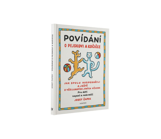 Knížka Povídání o pejskovi a kočičce CZ text 20x26cm ve fólii