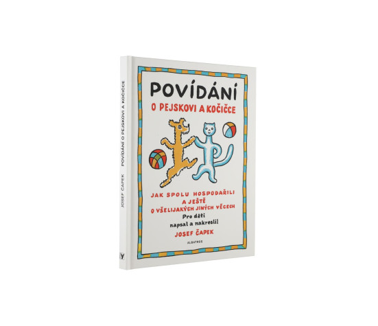 Knížka Povídání o pejskovi a kočičce CZ text 20x26cm ve fólii