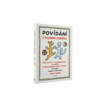 Knížka Povídání o pejskovi a kočičce CZ text 20x26cm ve fólii
