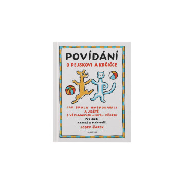 Knížka Povídání o pejskovi a kočičce CZ text 20x26cm ve fólii