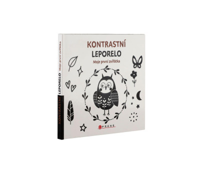Knížka Kontrastní leporelo Moje první zvířátka 15,5x15cm 0m+