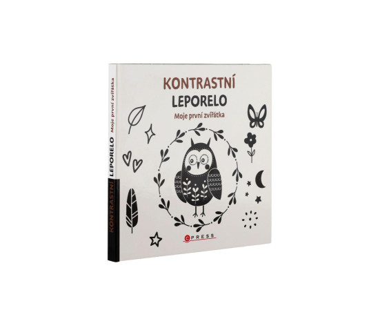 Knížka Kontrastní leporelo Moje první zvířátka 15,5x15cm 0m+