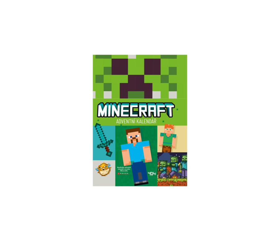 Adventní kalendář Minecraft v sáčku 24x32cm