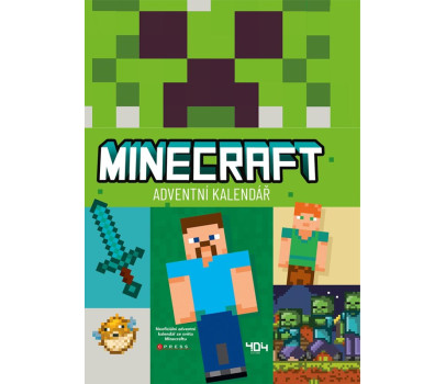 Adventní kalendář Minecraft v sáčku 24x32cm