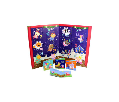Velký adventní kalendář Peppa Pig v sáčku 31x42cm