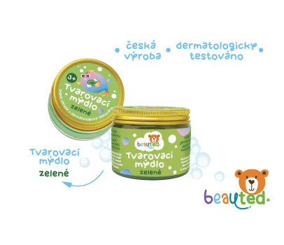 Tvarovací mýdlo zelené beauted v uzavíratelné dóze