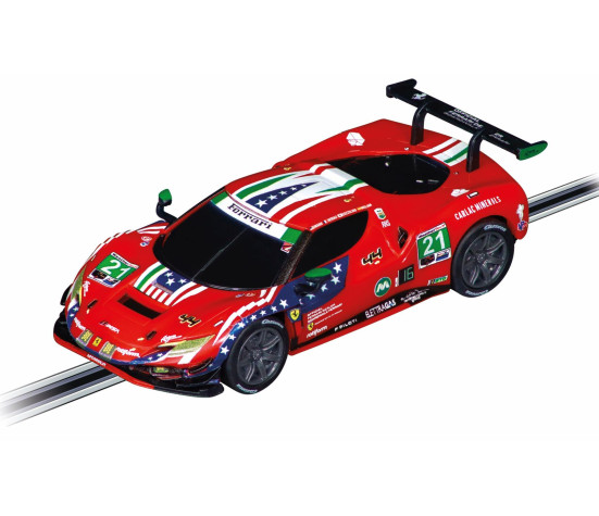 Auto Carrera GO!!! Ferrari 296 GT3 "AF Corse, No.21" plast 11cm na kartě