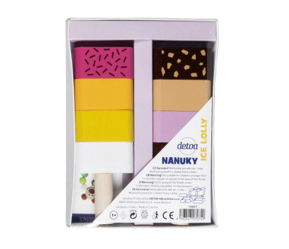 Skládanka nanuky dřevěné v krabičce 12,5x17x1,5cm 12m+