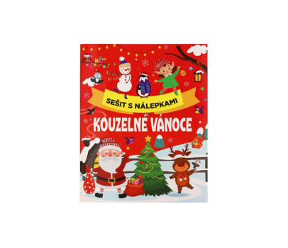 Sešit s nálepkami Kouzelné Vánoce 24x30cm