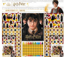 Samolepkový set 500ks Harry Potter s blokem a voskovkami 12ks v sáčku