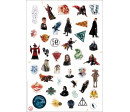 Tetování velký set Harry Potter s omalovánkami v sáčku