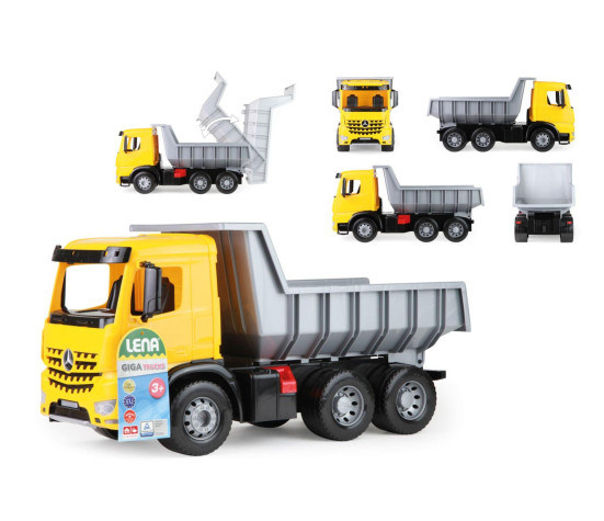 Auto sklápěč Mercedes Giga Trucks plast 65cm