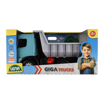 Auto Giga Trucks sklápěč plast 65cm v krabici 70x35x29cm