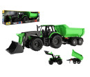 Auto Traktor Deutz-Fahr s přívěsem Worxx plast 75cm 1:15 v krabici 76x22x19cm