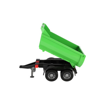 Auto Traktor Deutz-Fahr s přívěsem Worxx plast 75cm 1:15 v krabici 76x22x19cm