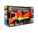 Auto hasiči s žebříkem Volvo Worxx plast 48cm 1:15 v krabici 50x30x20cm