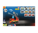 Auto hasiči s žebříkem Volvo Worxx plast 48cm 1:15 v krabici 50x30x20cm