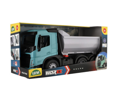 Auto nákladní sklápěčka Volvo Worxx plast 45cm v krabici 50x24x20cm