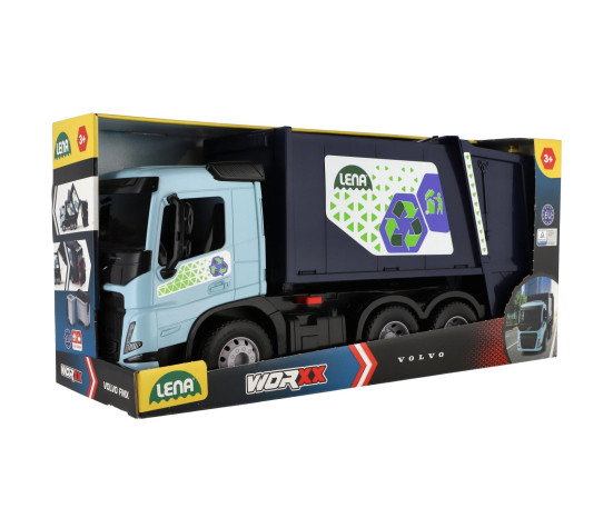Auto popelářské Volvo Worxx plast 53cm v krabici 55x26x20cm